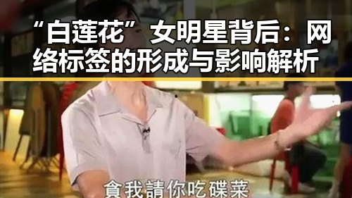 “白莲花”女明星背后：网络标签的形成与影响解析