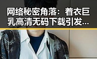 网络秘密角落：着衣巨乳高清无码下载引发的伦理与法律考量